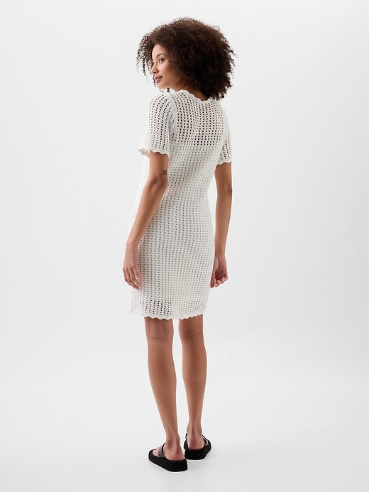 Image number 2 showing, Crochet Mini Dress