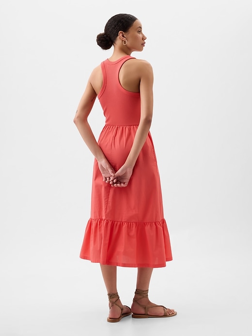 gap sleeveless midi dress Gap Factory Women's Sleeveless Boatneck Midi Dress Mojave Brown Size XXL