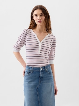 トップス CLANE STRIPE QUILT PUFF TOPS CLANE STRIPE QUILT PUFF TOPS – COLDBECK ONLINE