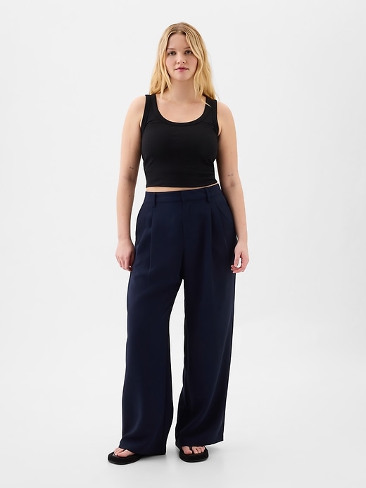 Image number 5 showing, Easy Crepe Trousers