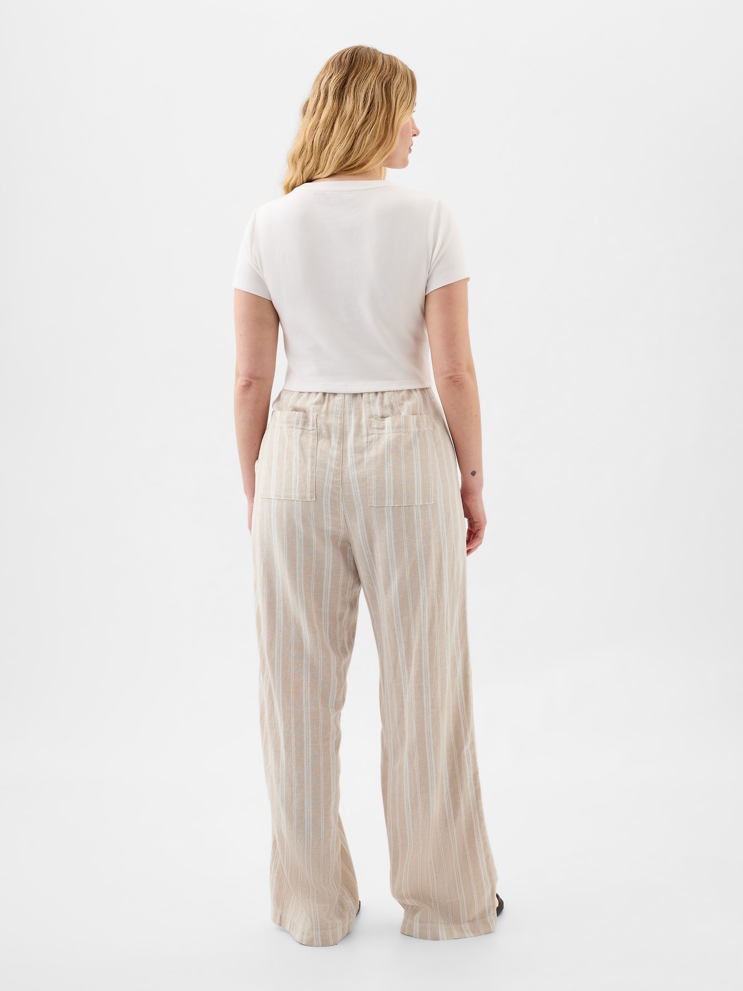 Gap factory linen discount pants