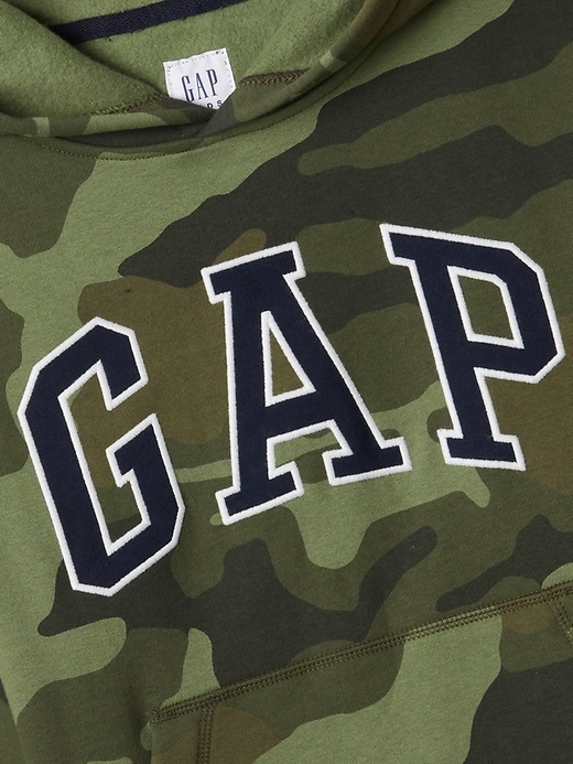 Image number 3 showing, Kids Camo Gap Logo Pullover Hoodie