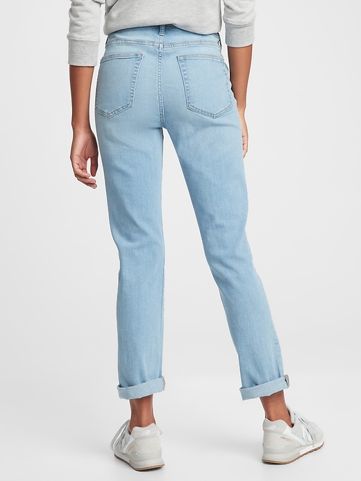 Image number 2 showing, Mid Rise Classic Straight Jeans