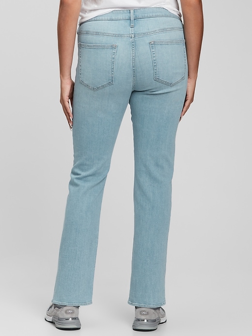 Image number 4 showing, Mid Rise Classic Straight Jeans