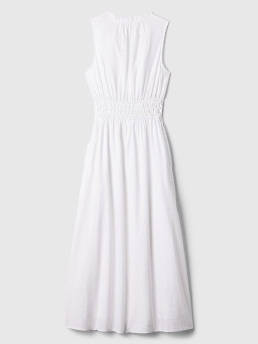 Linen-Blend Splitneck Maxi Dress | Gap Factory Linen-Blend Splitneck Maxi Dress | Gap Factory