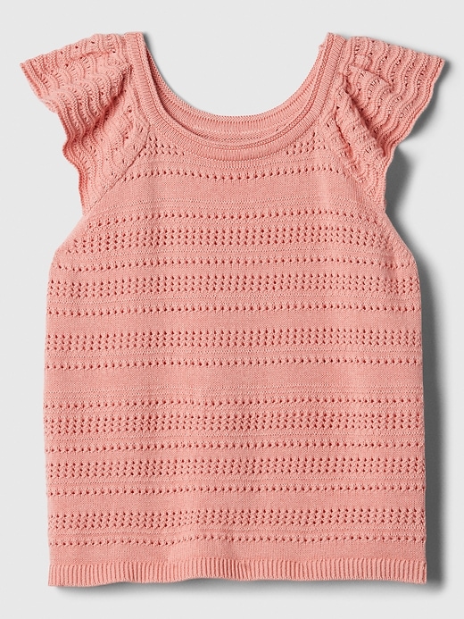 Image number 3 showing, Kids Crochet Sweater Tank Top