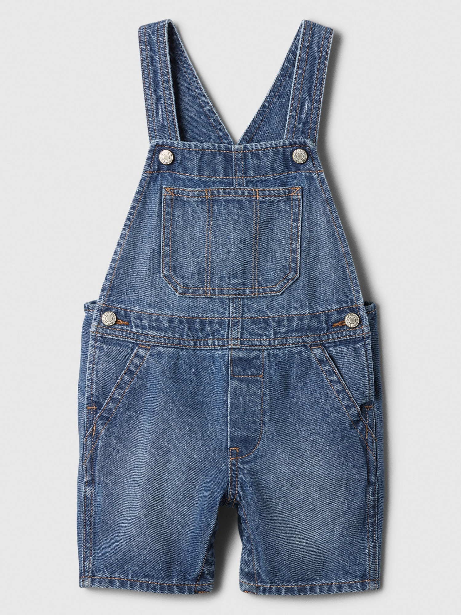 Toddler Denim Shortalls