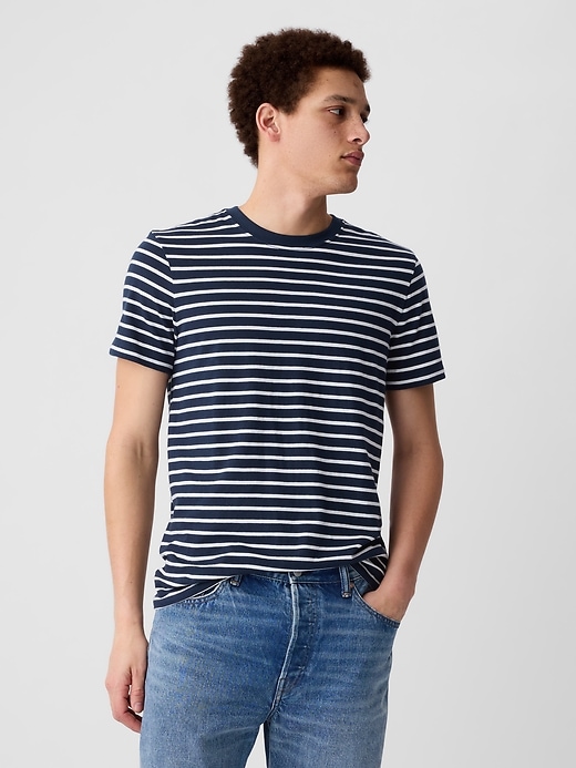 Image number 1 showing, Everyday Soft Stripe T-Shirt