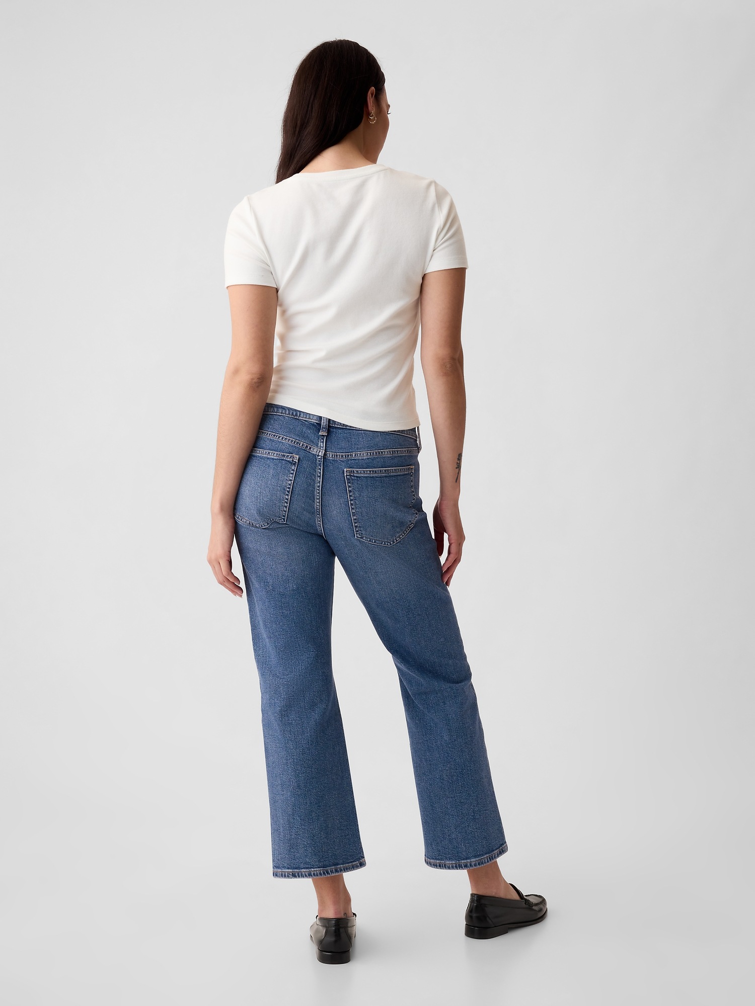 Mid Rise Kick Fit Jeans Gap Factory