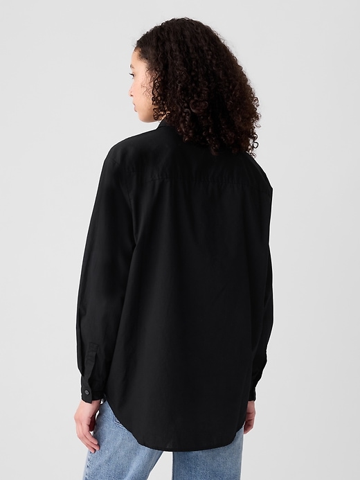 Image number 2 showing, Poplin Big Shirt