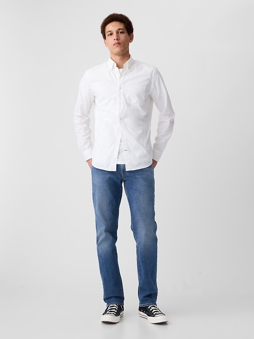 Image number 9 showing, Stretch Poplin Shirt in Slim Fit