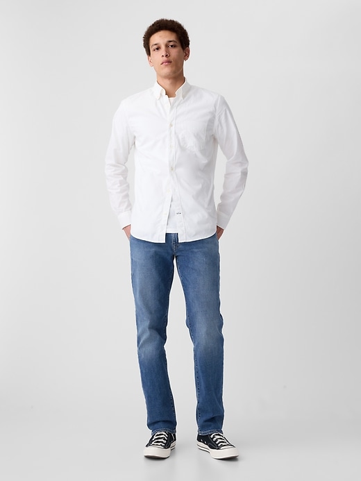 Image number 3 showing, Stretch Poplin Shirt in Slim Fit