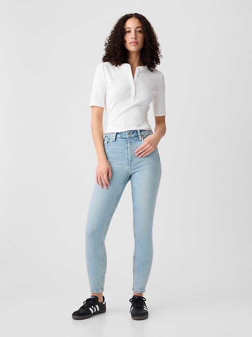 Image number 1 showing, High Rise Universal Legging Jeans