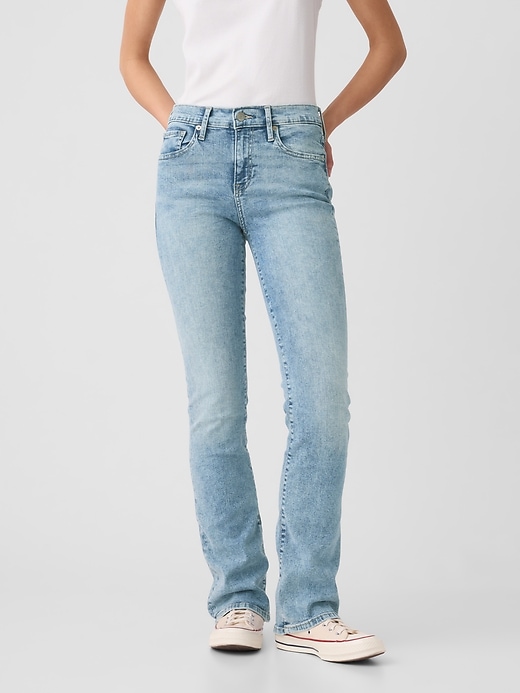 Image number 2 showing, Mid Rise Baby Boot Jeans
