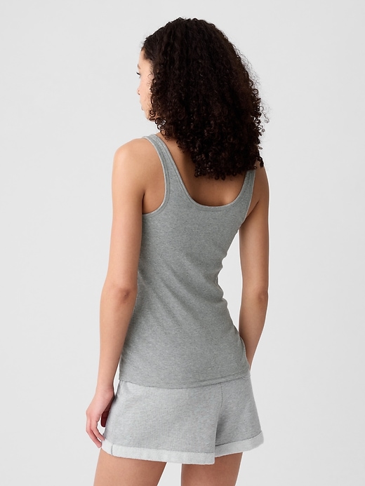 Image number 2 showing, Ribbed Support PJ Tank Top