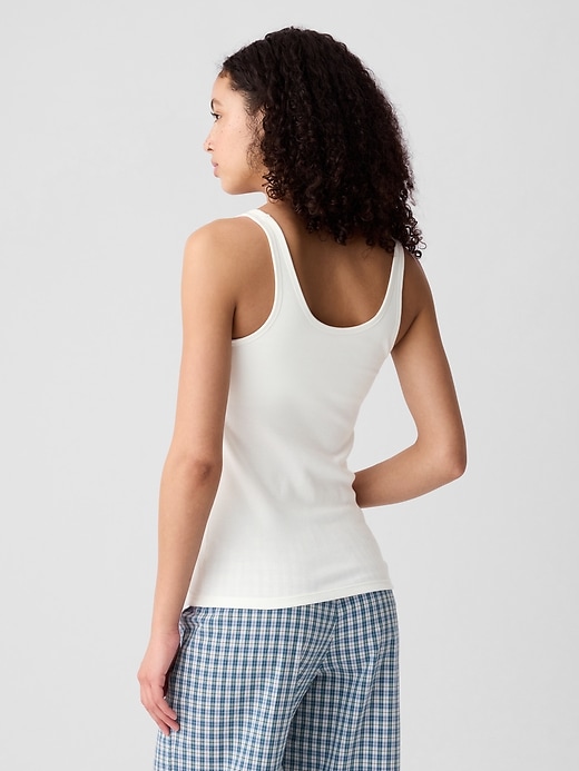 Image number 2 showing, Ribbed Support PJ Tank Top