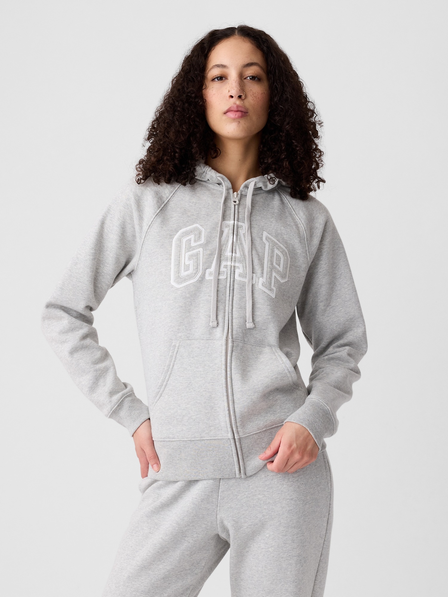 Gap Logo Zip Hoodie Gap Factory