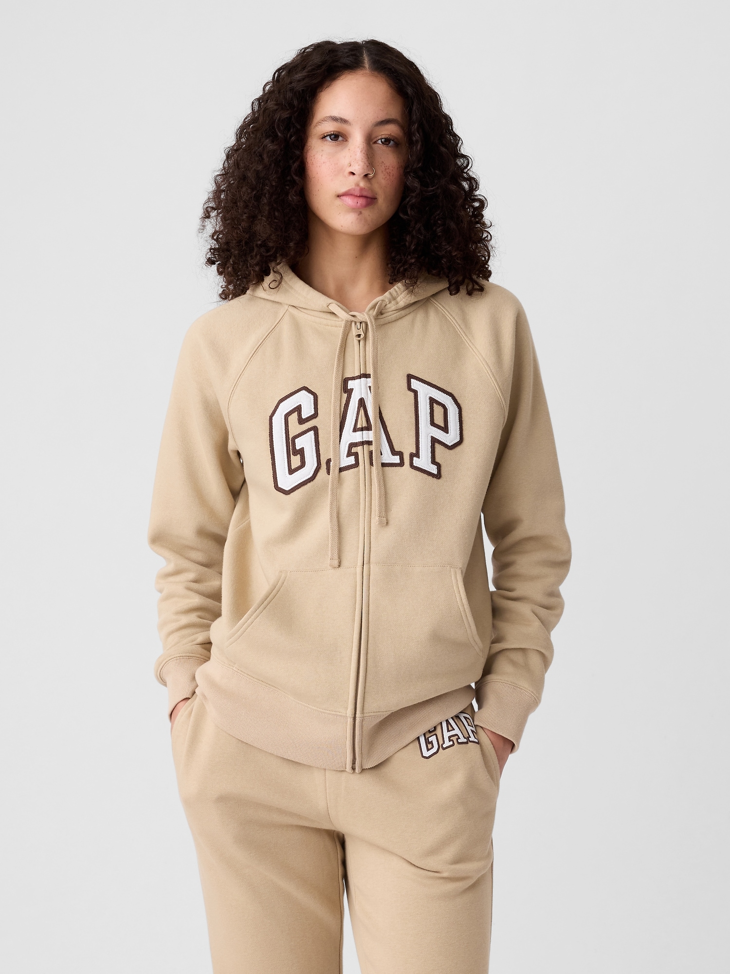 Gap Logo Zip Hoodie