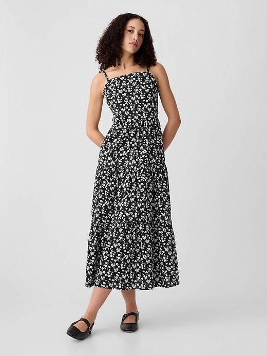 Image number 1 showing, Print Tiered Maxi Dress