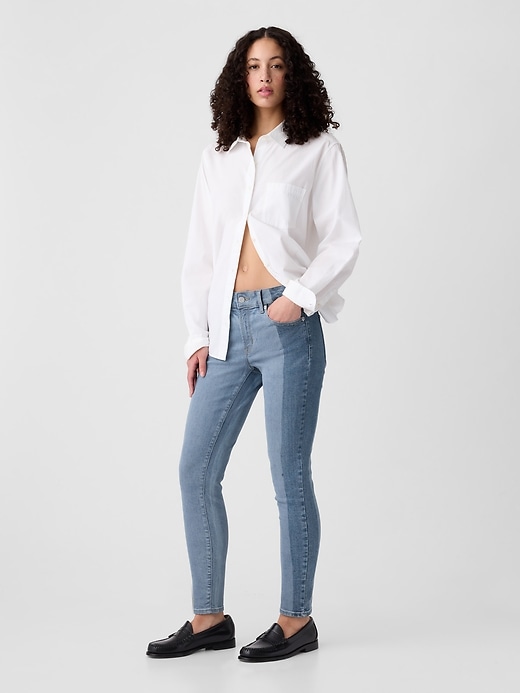 Image number 1 showing, Mid Rise Universal Legging Jeans