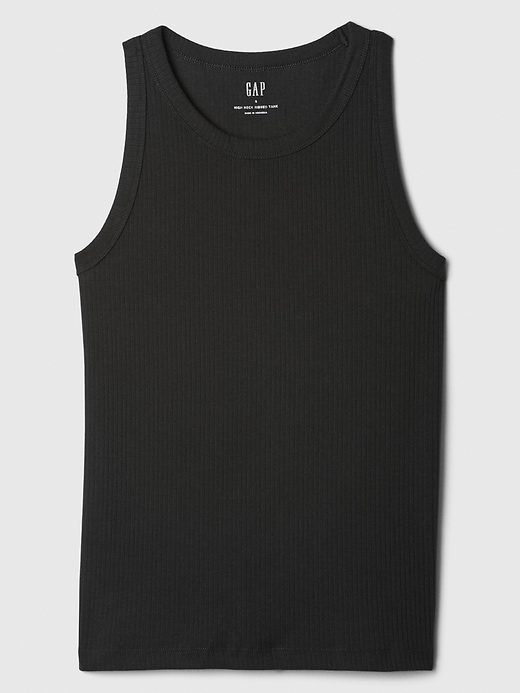 Image number 4 showing, Ribbed High-Neck Tank