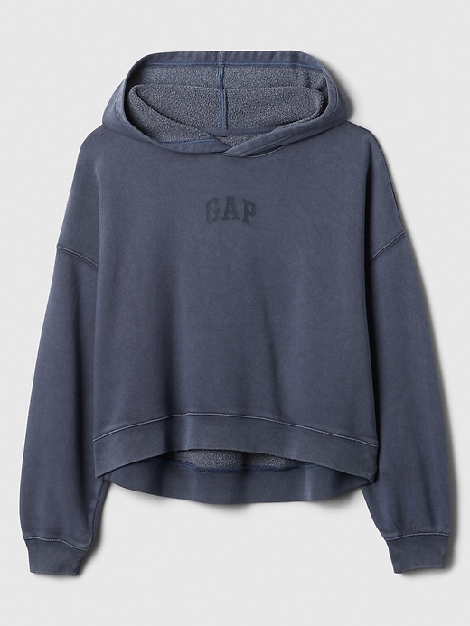 Image number 9 showing, Relaxed Gap Mini-Logo Cropped Hoodie