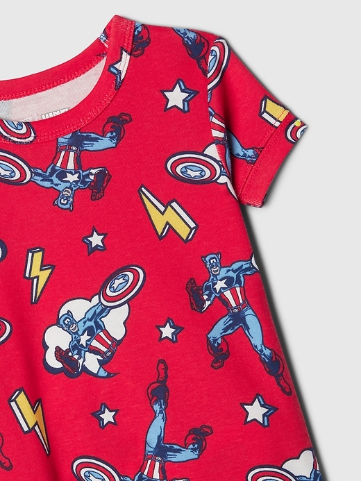Image number 3 showing, babyGap &#124 Marvel Captain America 100% Organic Cotton PJ Set