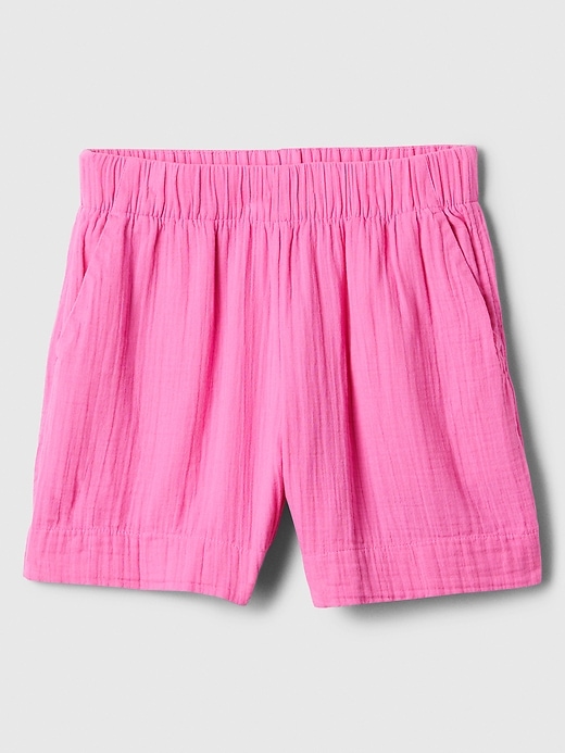 Image number 7 showing, 6" Mid Rise Gauze Pull-On Shorts