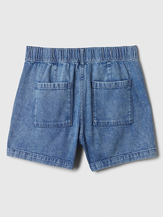 Image number 8 showing, 4" Mid Rise Denim Utility Shorts