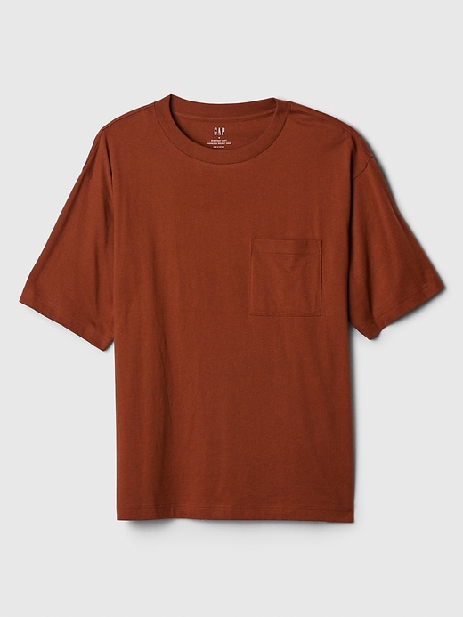 Image number 4 showing, Everyday Soft Oversized Pocket T-Shirt