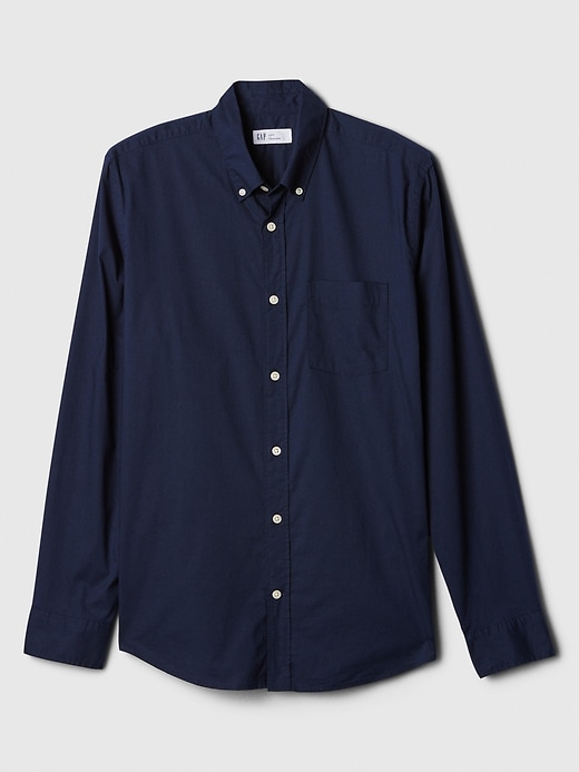 Image number 7 showing, Stretch Poplin Shirt in Slim Fit