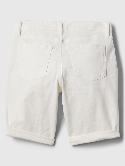 Image number 8 showing, 9" Mid Rise Denim Bermuda Shorts