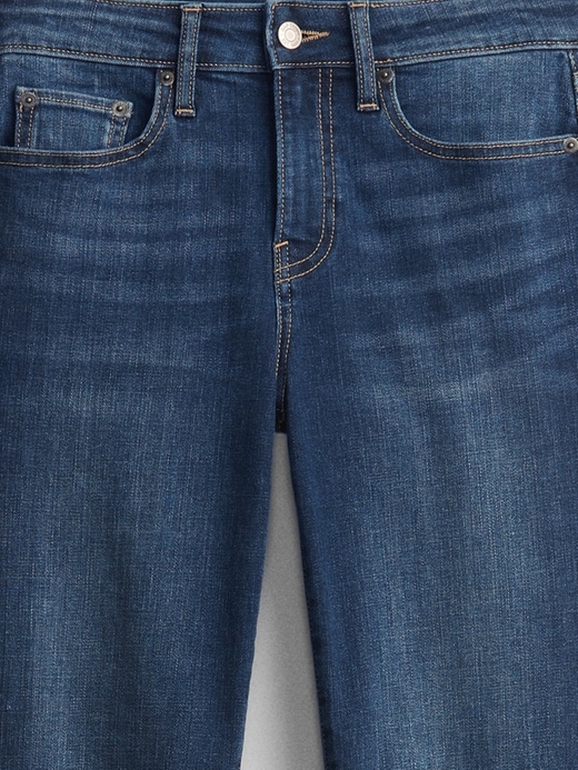Image number 8 showing, Mid Rise Classic Straight Jeans
