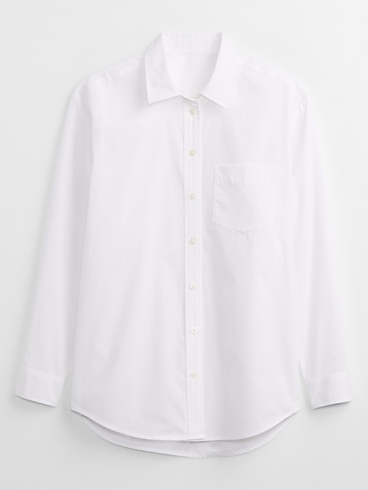 Image number 8 showing, Poplin Big Shirt