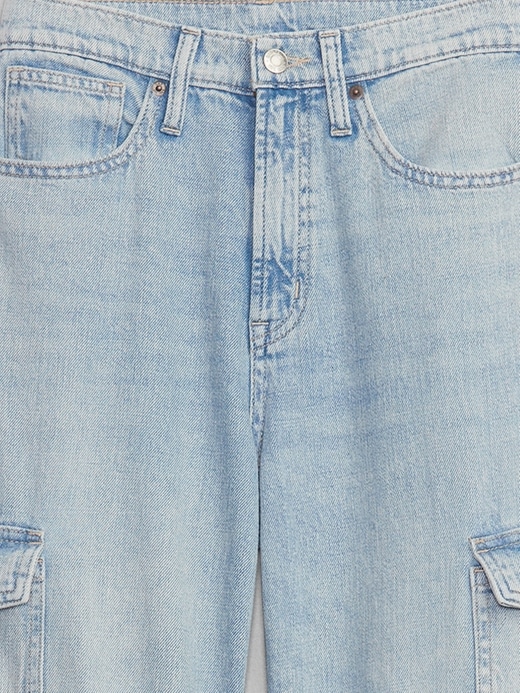 Image number 6 showing, High Rise Wide-Leg Jeans