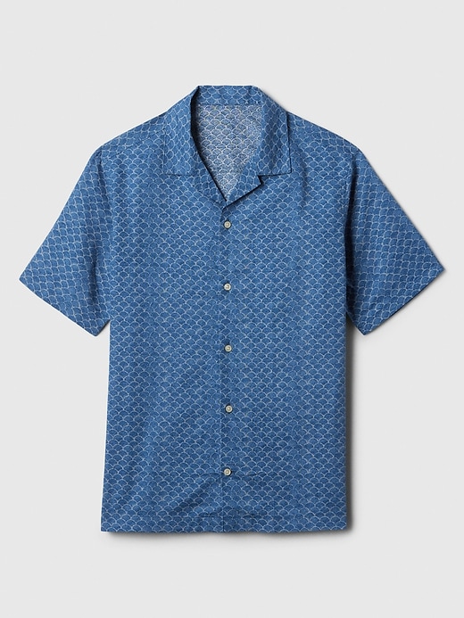 Image number 4 showing, Linen-Blend Vacay Shirt in Standard Fit