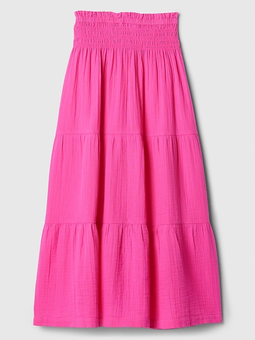 Image number 6 showing, Gauze Smocked Maxi Skirt