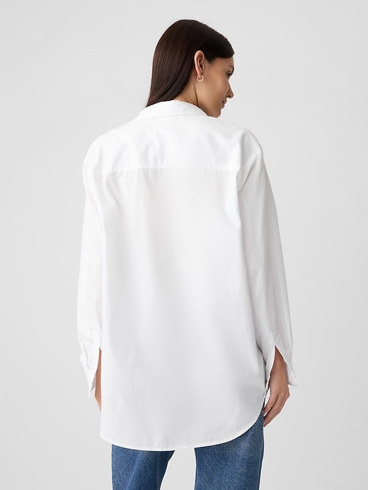 Image number 2 showing, Poplin Big Shirt