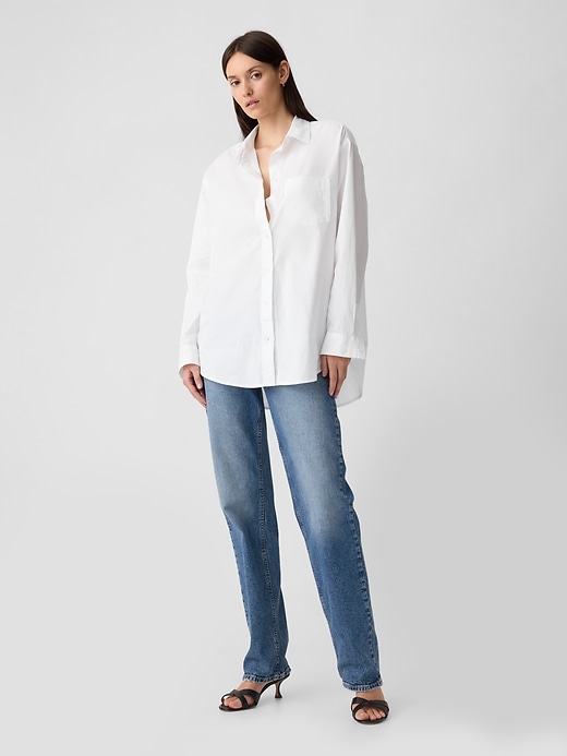 Image number 10 showing, Poplin Big Shirt