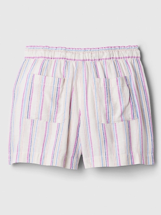 Image number 9 showing, 4" Mid Rise Easy Linen-Blend Pull-On Shorts