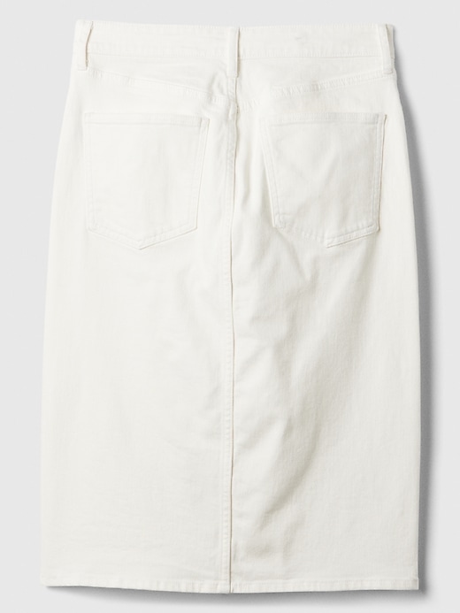 Image number 6 showing, Denim Midi Pencil Skirt