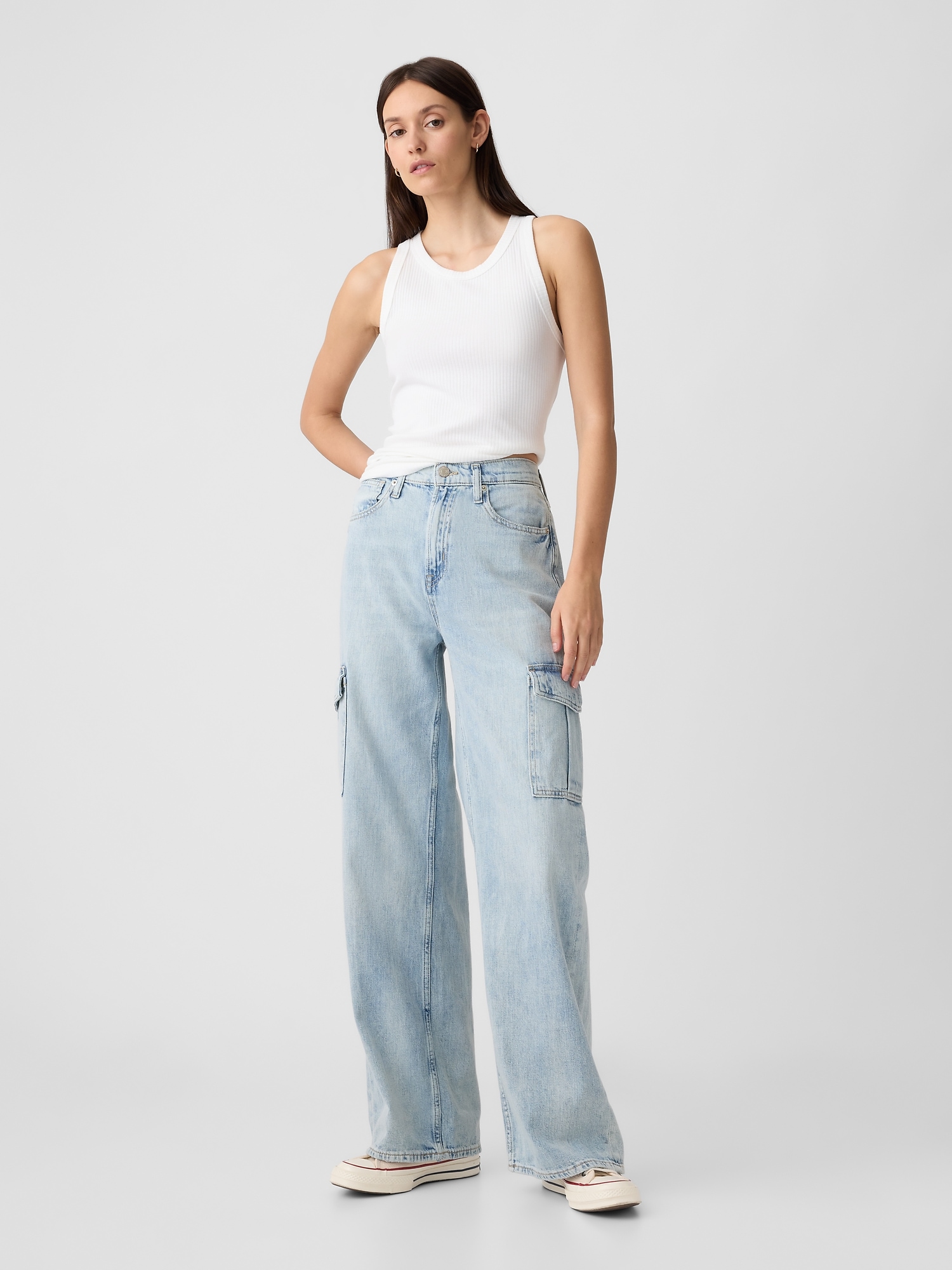 High Rise Wide-Leg Jeans