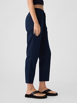 Super High Gauge Solaro Twill Easy Pants (Navy Black)