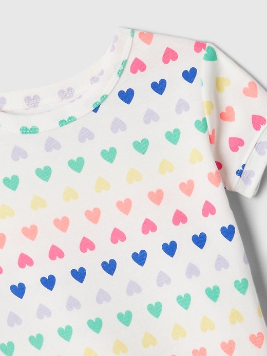Image number 3 showing, babyGap 100% Organic Cotton Rainbow Heart PJ Set
