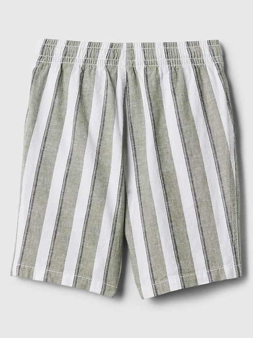 Image number 2 showing, Kids Linen-Blend Pull-On Shorts