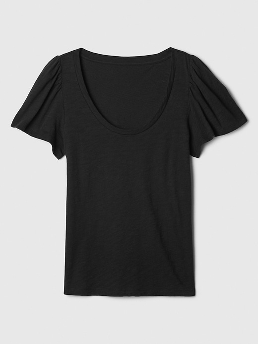 Image number 5 showing, ForeverSoft Flutter Sleeve Top