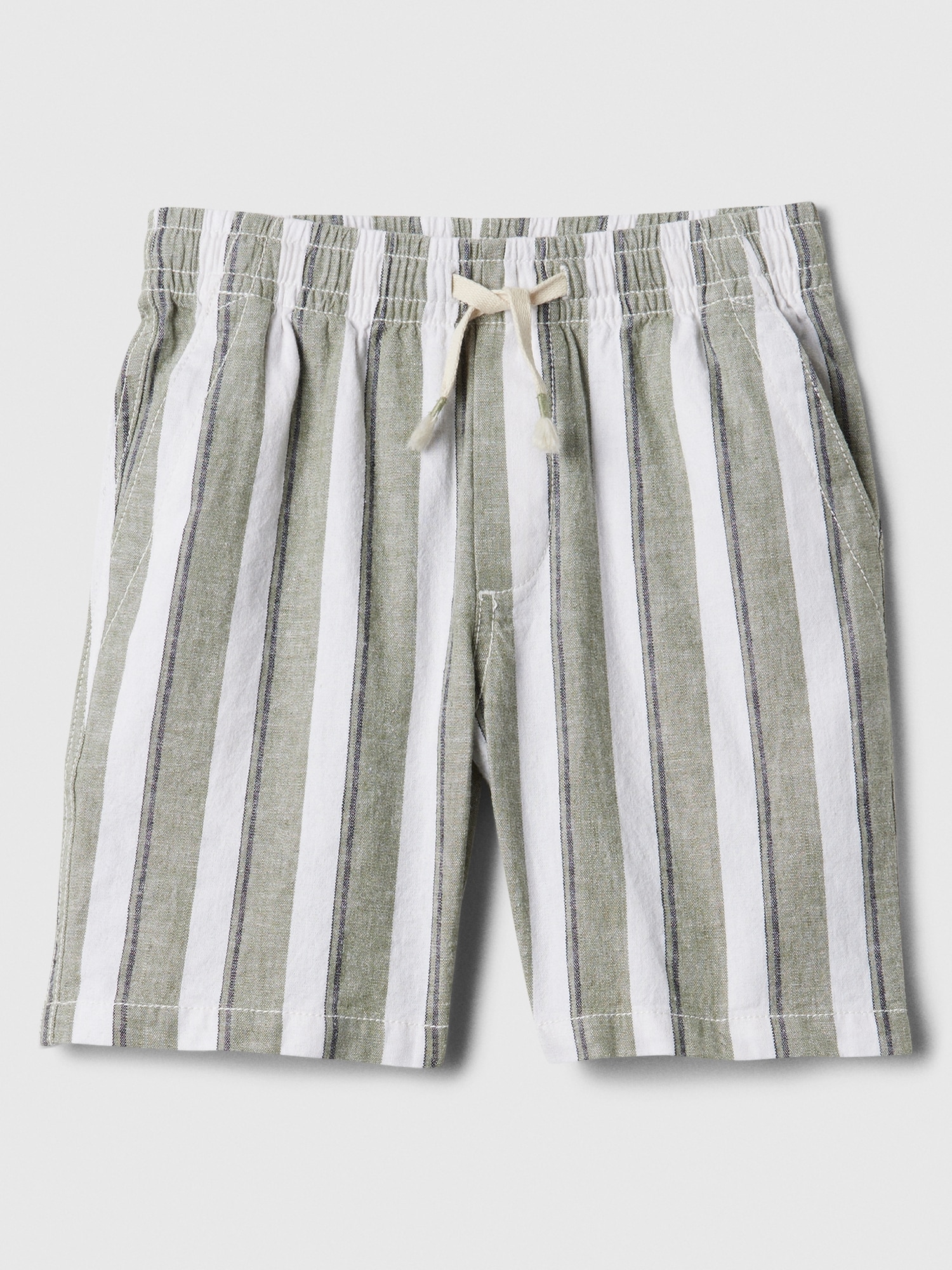 Kids Linen-Blend Pull-On Shorts