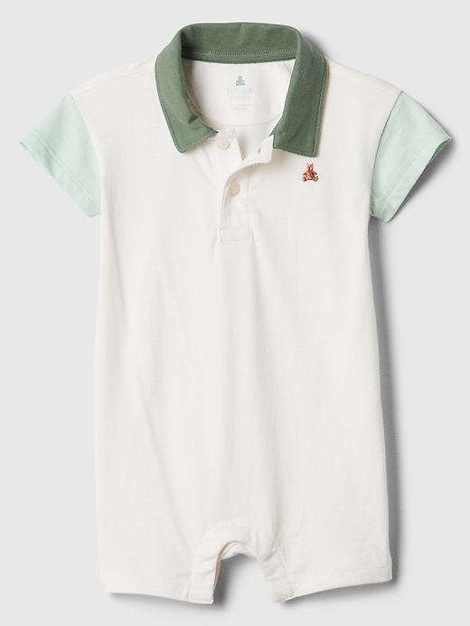 Image number 1 showing, Baby Polo Romper