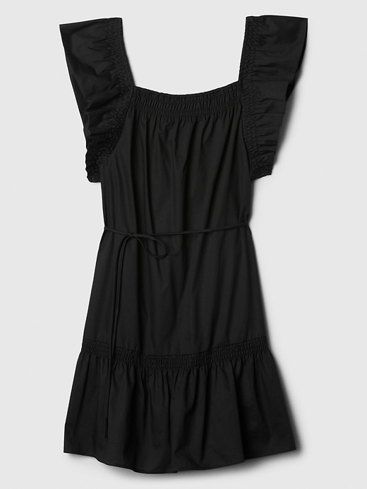 Image number 5 showing, Squareneck Flutter Sleeve Mini Dress