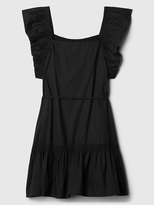 Image number 6 showing, Squareneck Flutter Sleeve Mini Dress